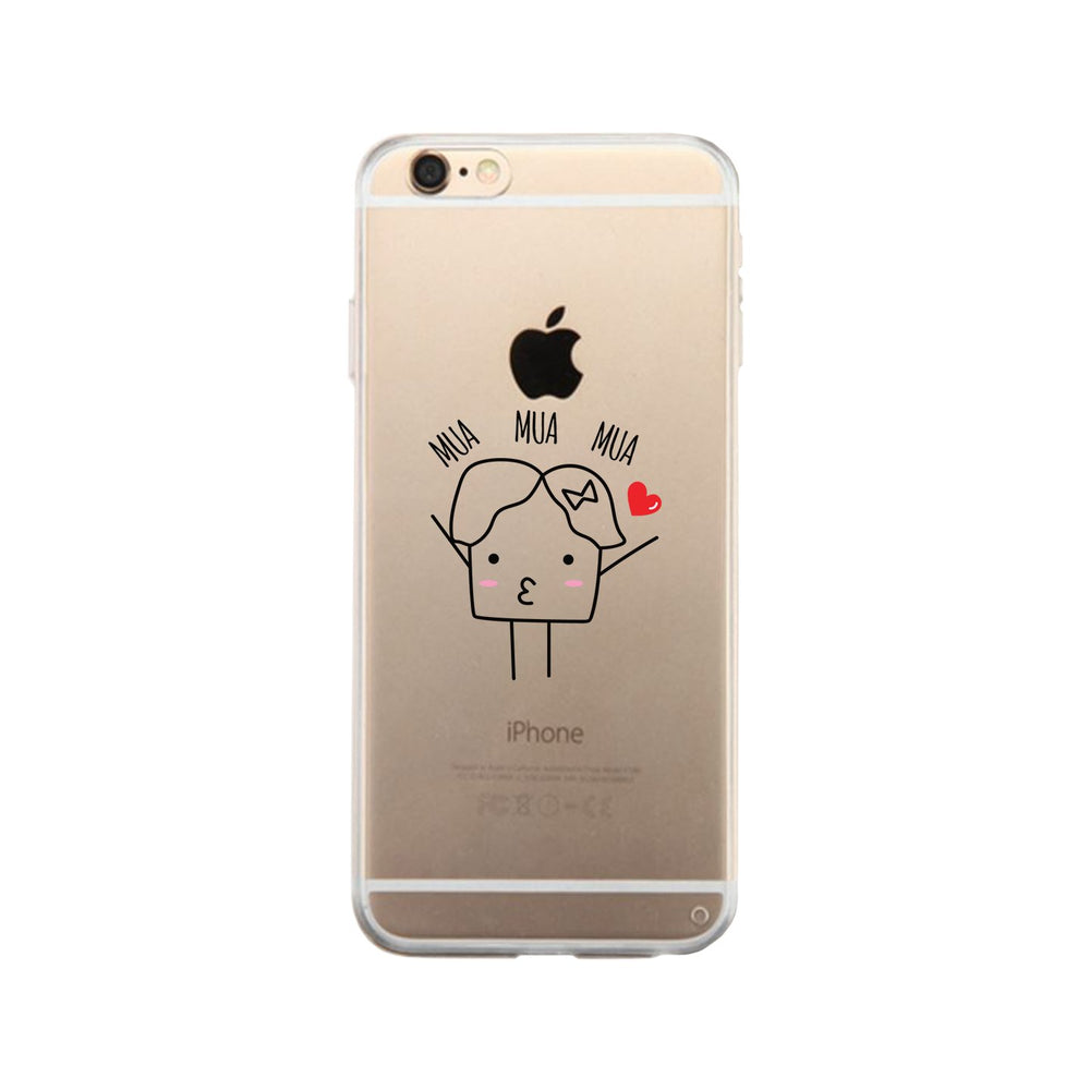 Mua Mua Mua-Right Clear Phone Case