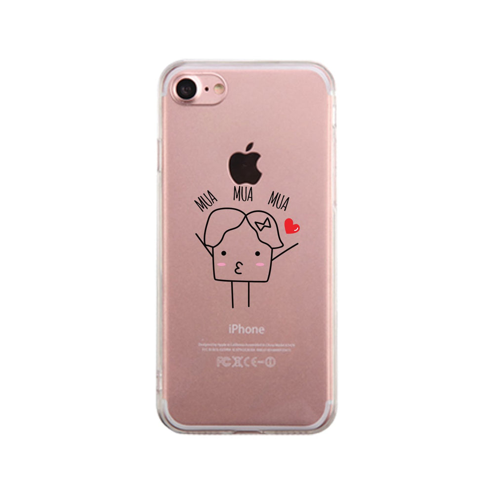 Mua Mua Mua-Right Clear Phone Case