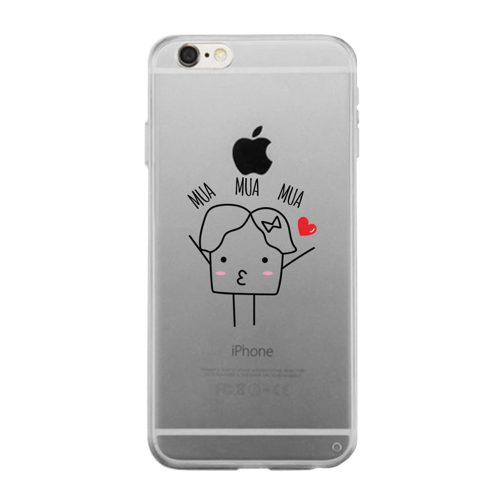 Mua Mua Mua-Right Clear Phone Case