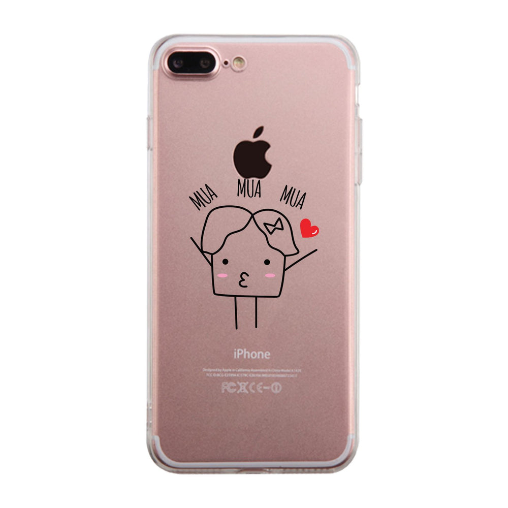 Mua Mua Mua-Right Clear Phone Case