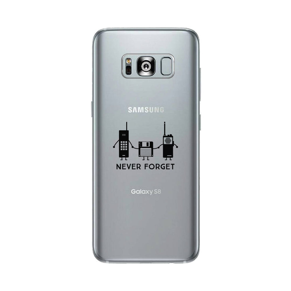 Never Forget Clear Phone Case