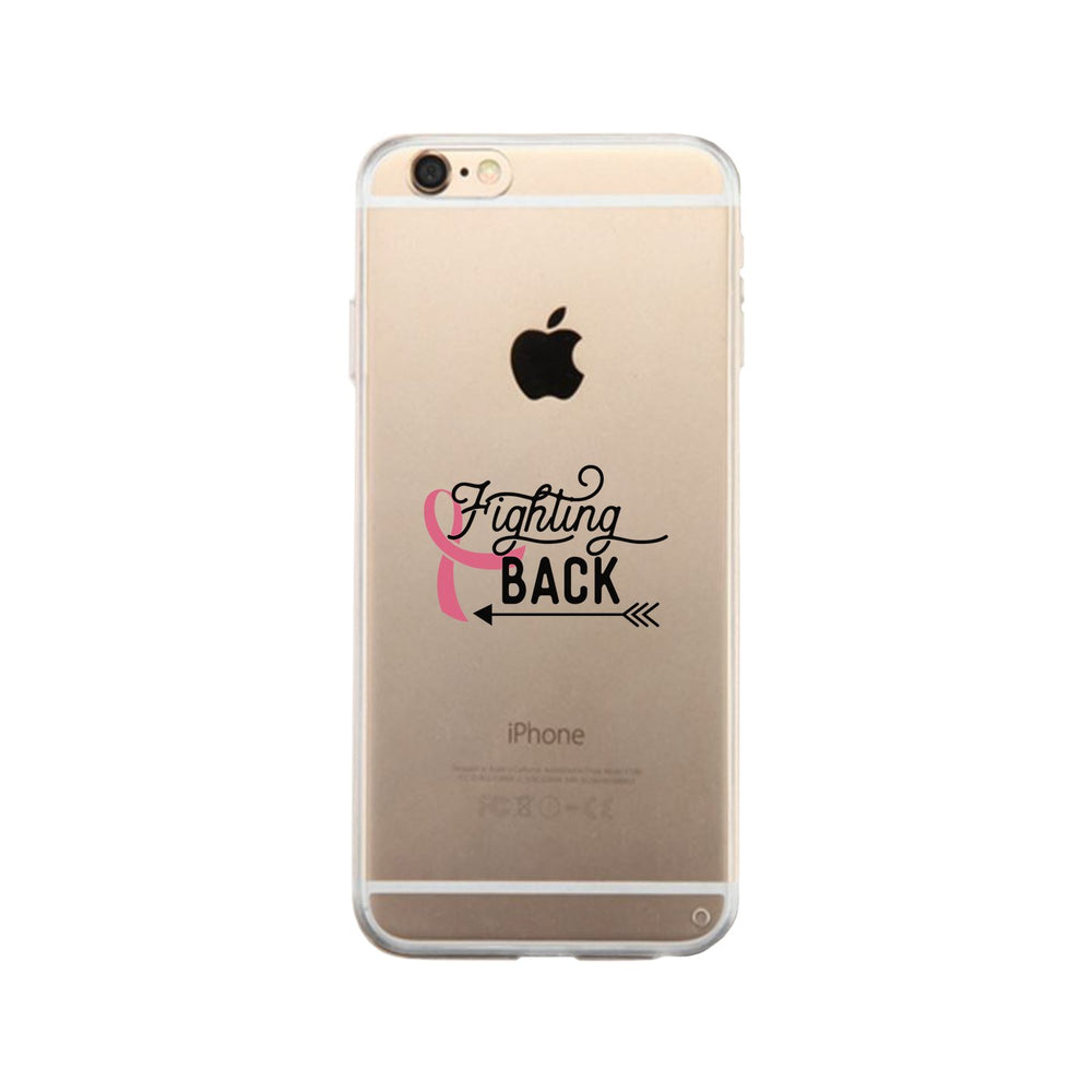 Fighting Back Arrow Clear Phone Case