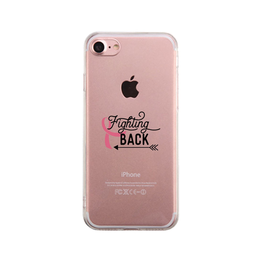 Fighting Back Arrow Clear Phone Case