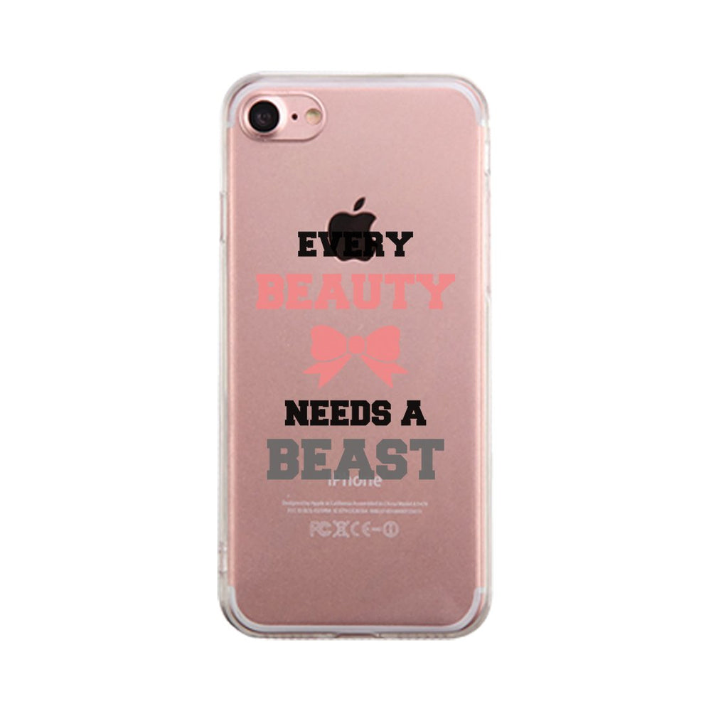 Every Beauty-RIGHT Clear Case Funny Valentines Day Gifts Ultra Slim