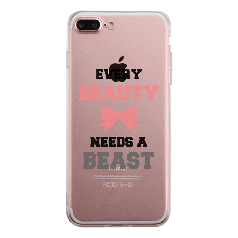 Every Beauty-RIGHT Clear Case Funny Valentines Day Gifts Ultra Slim