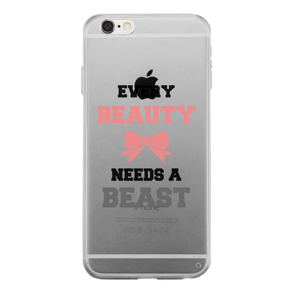 Every Beauty-RIGHT Clear Case Funny Valentines Day Gifts Ultra Slim