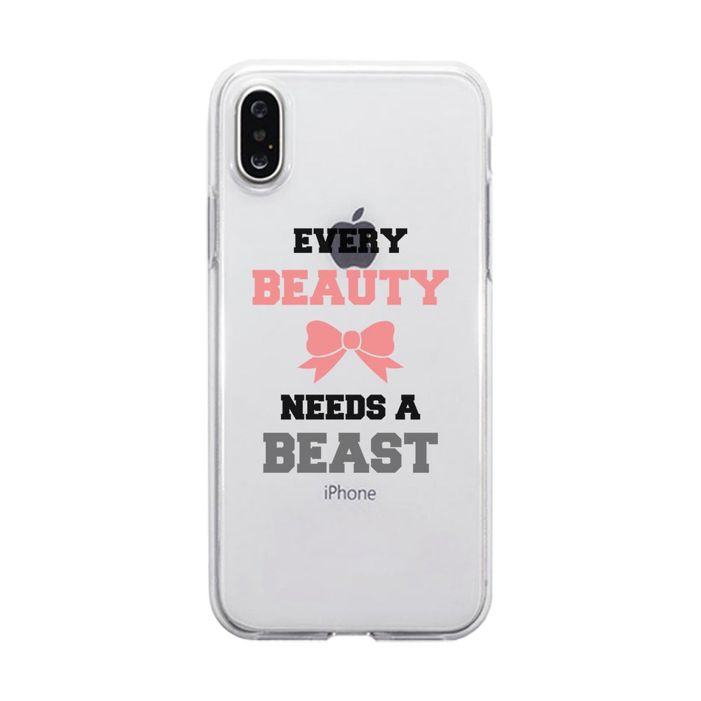 Every Beauty-RIGHT Clear Case Funny Valentines Day Gifts Ultra Slim