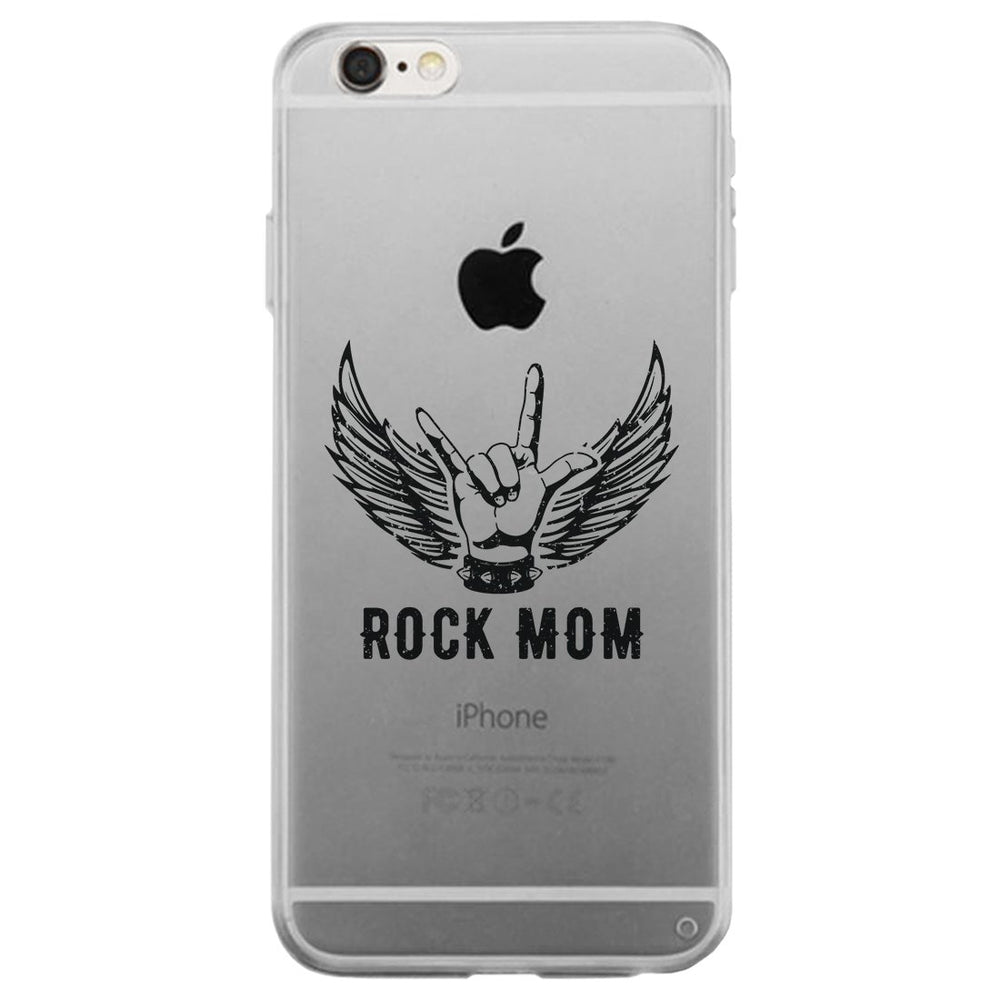 Rock Mom Phone Cover Best Mother's Day Gift Phone Cover Transparent