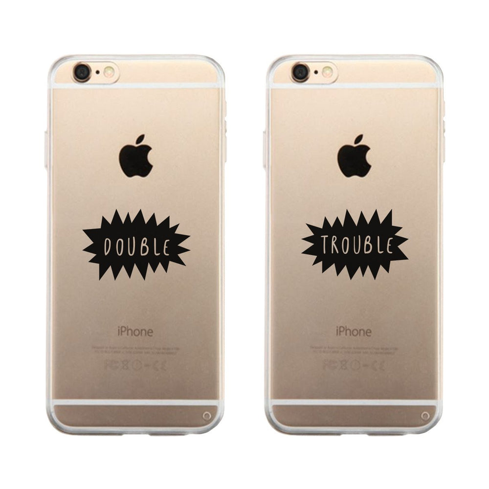 Double Trouble - Clear Phone Case