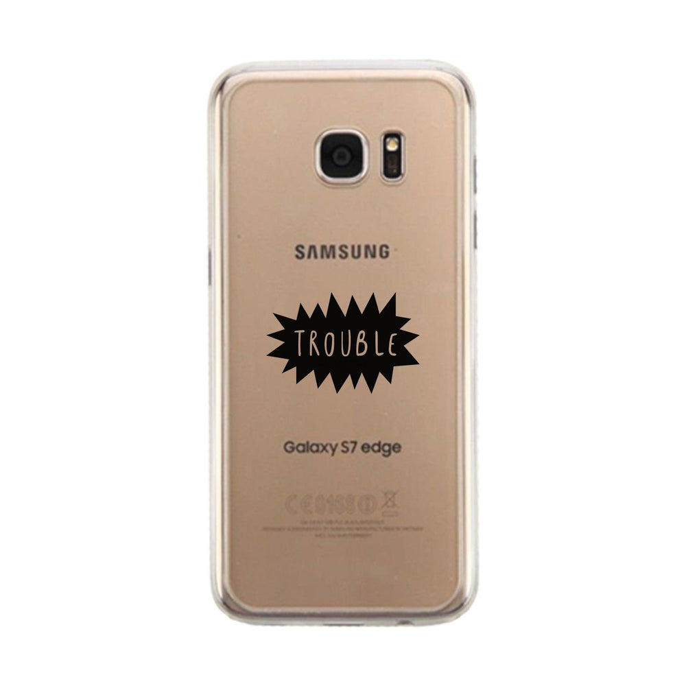 Double Trouble - Clear Phone Case