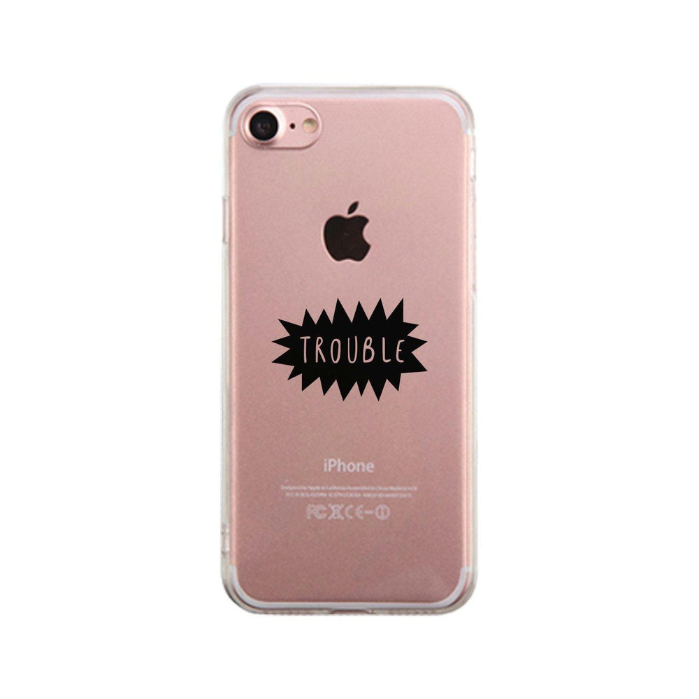 Double Trouble - Clear Phone Case