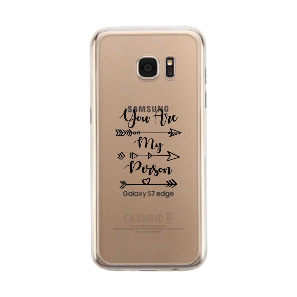 You Are My Person - Clear Phone Case