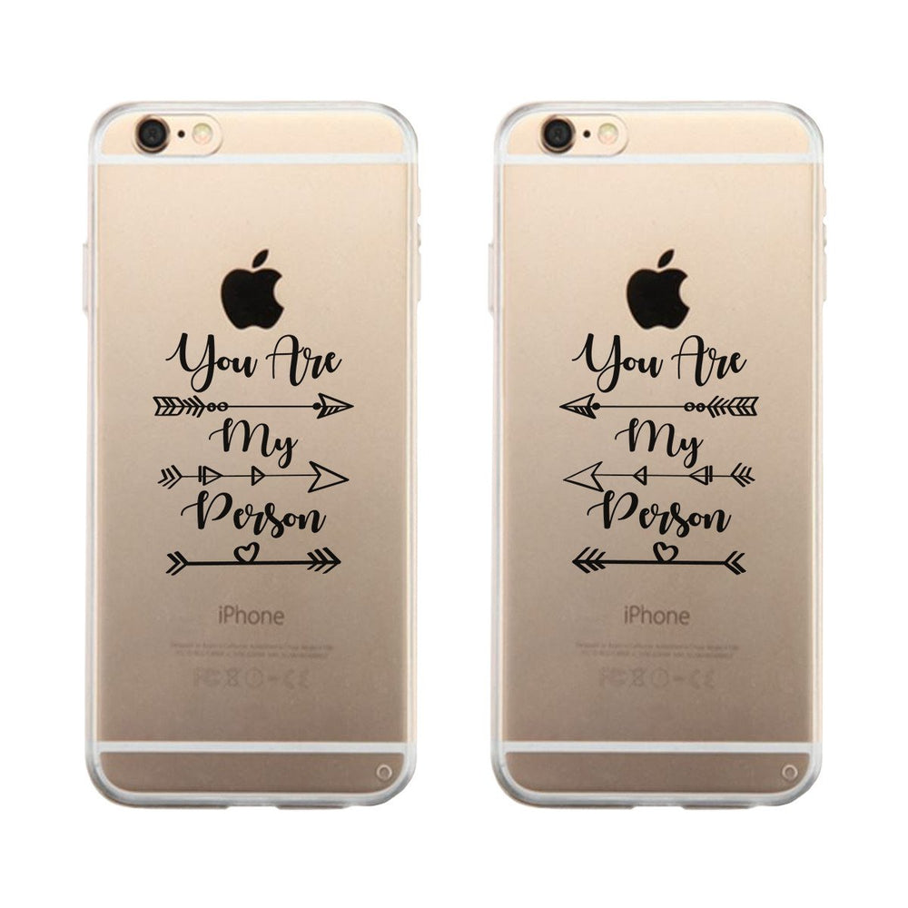 You Are My Person - Clear Phone Case