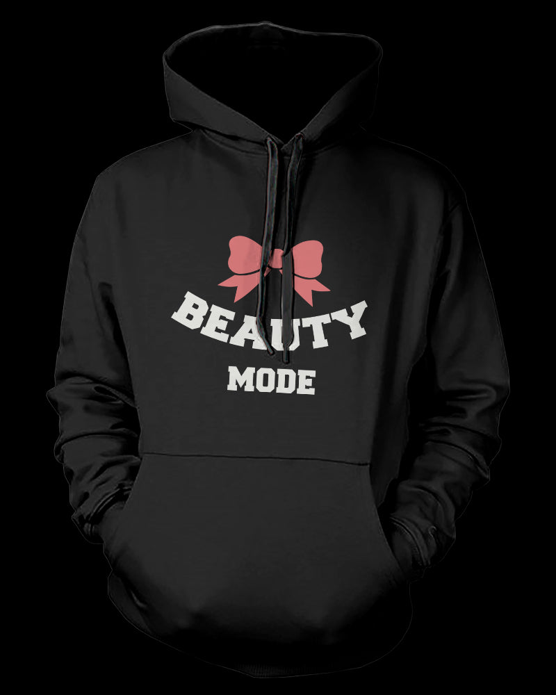 Beauty Mode and Beast Mode Couple Hoodies Cute Matching Outfit for Couples