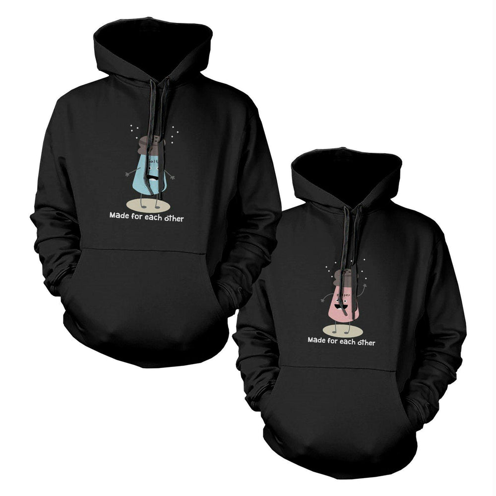 Salt And Pepper Couple Matching Hoodies Cute Hooded Sweatshirts