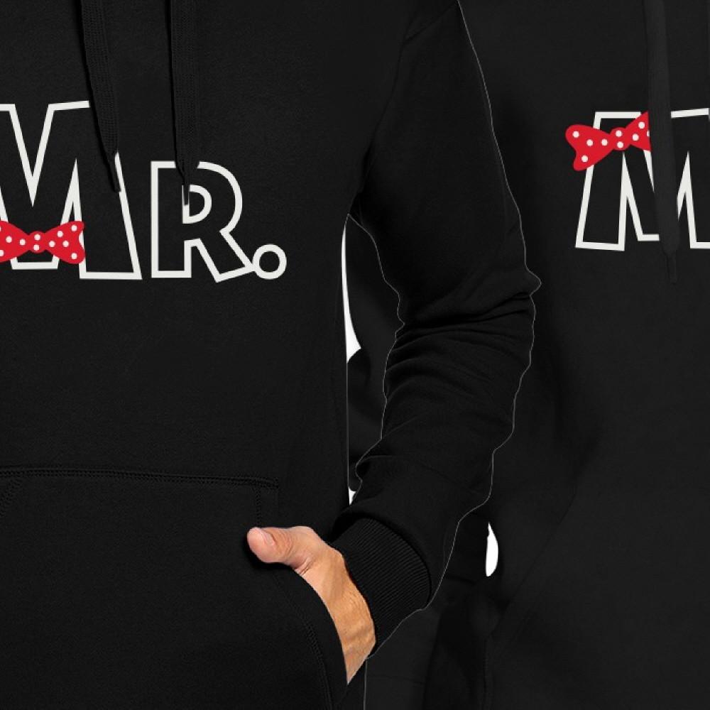 Mr And Mrs Ribbon Couple Hoodies His And Hers Wedding Gifts