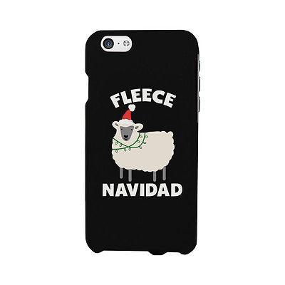 Fleece Navidad Cute Christmas Phone Case Great Gift Idea For X-mas