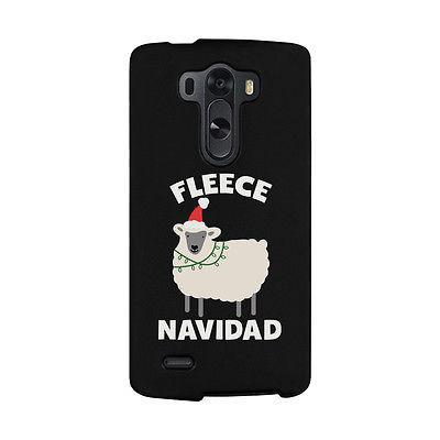 Fleece Navidad Cute Christmas Phone Case Great Gift Idea For X-mas