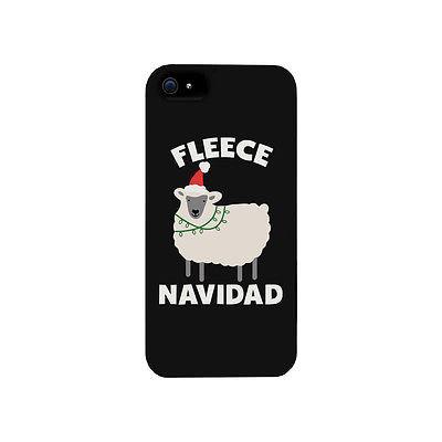 Fleece Navidad Cute Christmas Phone Case Great Gift Idea For X-mas