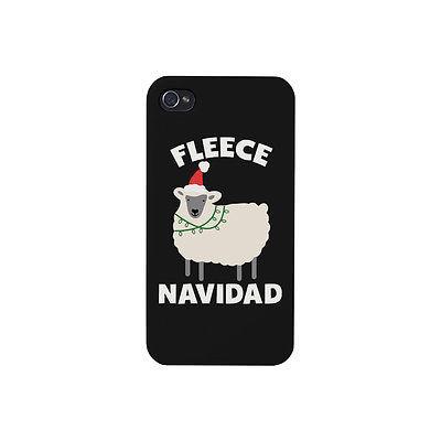 Fleece Navidad Cute Christmas Phone Case Great Gift Idea For X-mas