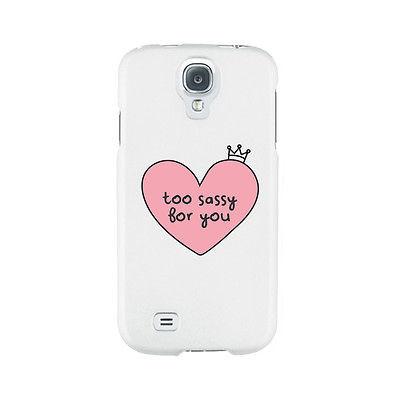 Too Sassy For You Funny Phone Case Cute Graphic Design Printed Phone Cover