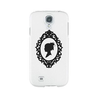 Lady Silhouette Frame Funny Phone Case Cute Graphic Design Phone Cover