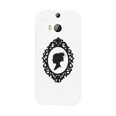 Lady Silhouette Frame Funny Phone Case Cute Graphic Design Phone Cover