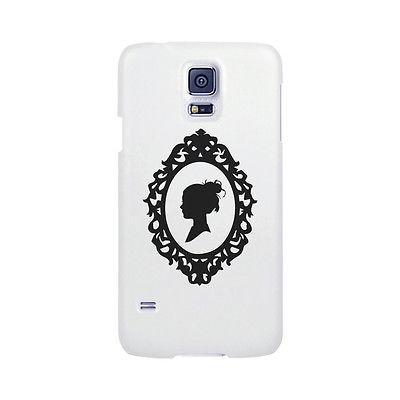 Lady Silhouette Frame Funny Phone Case Cute Graphic Design Phone Cover