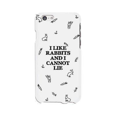 I Like Rabbit And I Cannot Lie Funny Case Cute Graphic Design Cover