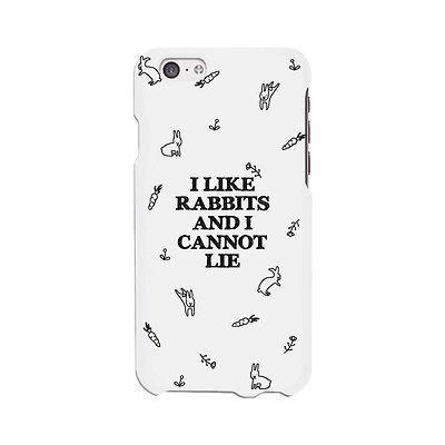 I Like Rabbit And I Cannot Lie Funny Case Cute Graphic Design Cover