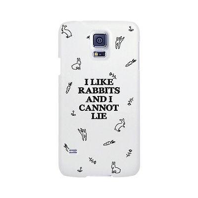 I Like Rabbit And I Cannot Lie Funny Case Cute Graphic Design Cover