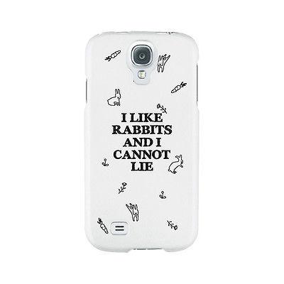 I Like Rabbit And I Cannot Lie Funny Case Cute Graphic Design Cover