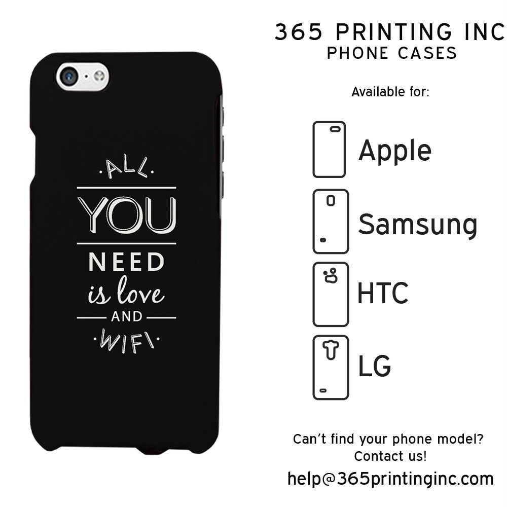 All You Need Is Love And Wifi Funny Case Cute Graphic Design Cover