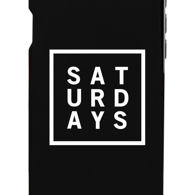 Saturday Black Phone Cases For Apple, Samsung Galaxy, LG, HTC Gift Ideas