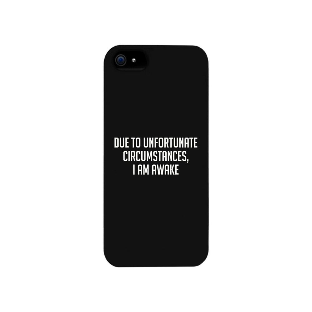 I'm Awake Black Ultra Slim Cute Phone Cases For Apple, Samsung Galaxy, LG, HTC