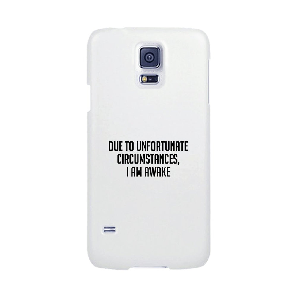 I'm Awake White Ultra Slim Cute Phone Cases For Apple, Samsung Galaxy, LG, HTC