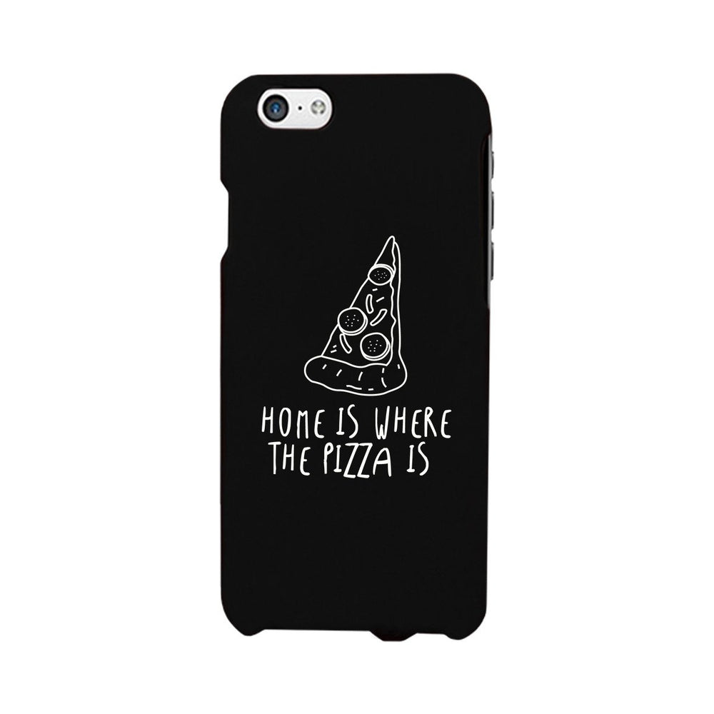 Home Where Pizza Black Ultra Slim Phone Cases For Apple, Samsung Galaxy, LG, HTC