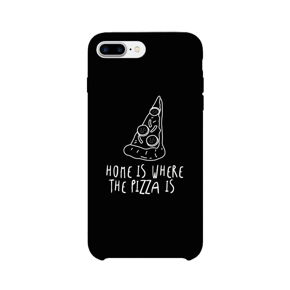 Home Where Pizza Black Ultra Slim Phone Cases For Apple, Samsung Galaxy, LG, HTC