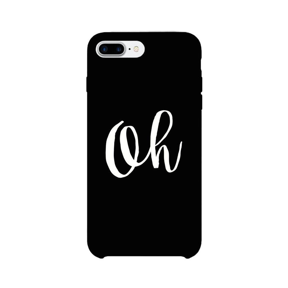 Oh Black Ultra Slim Cute Design Phone Cases For Apple, Samsung Galaxy, LG, HTC