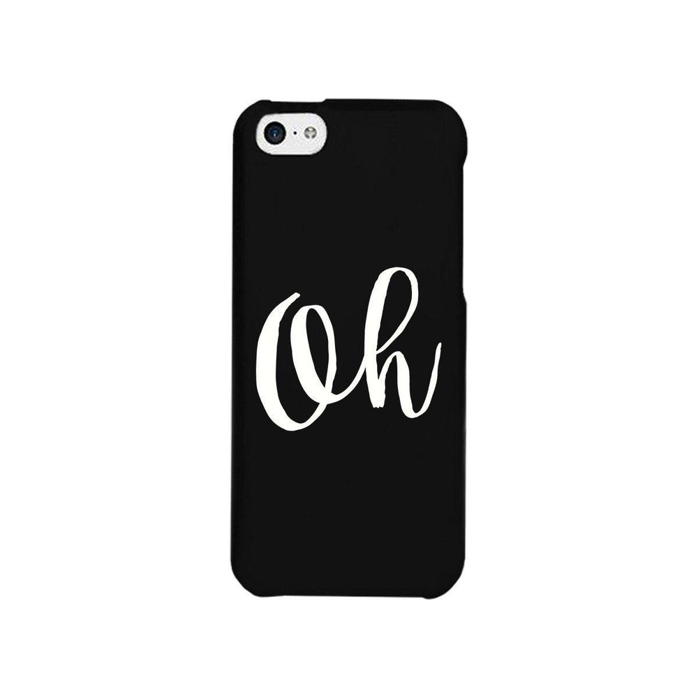 Oh Black Ultra Slim Cute Design Phone Cases For Apple, Samsung Galaxy, LG, HTC