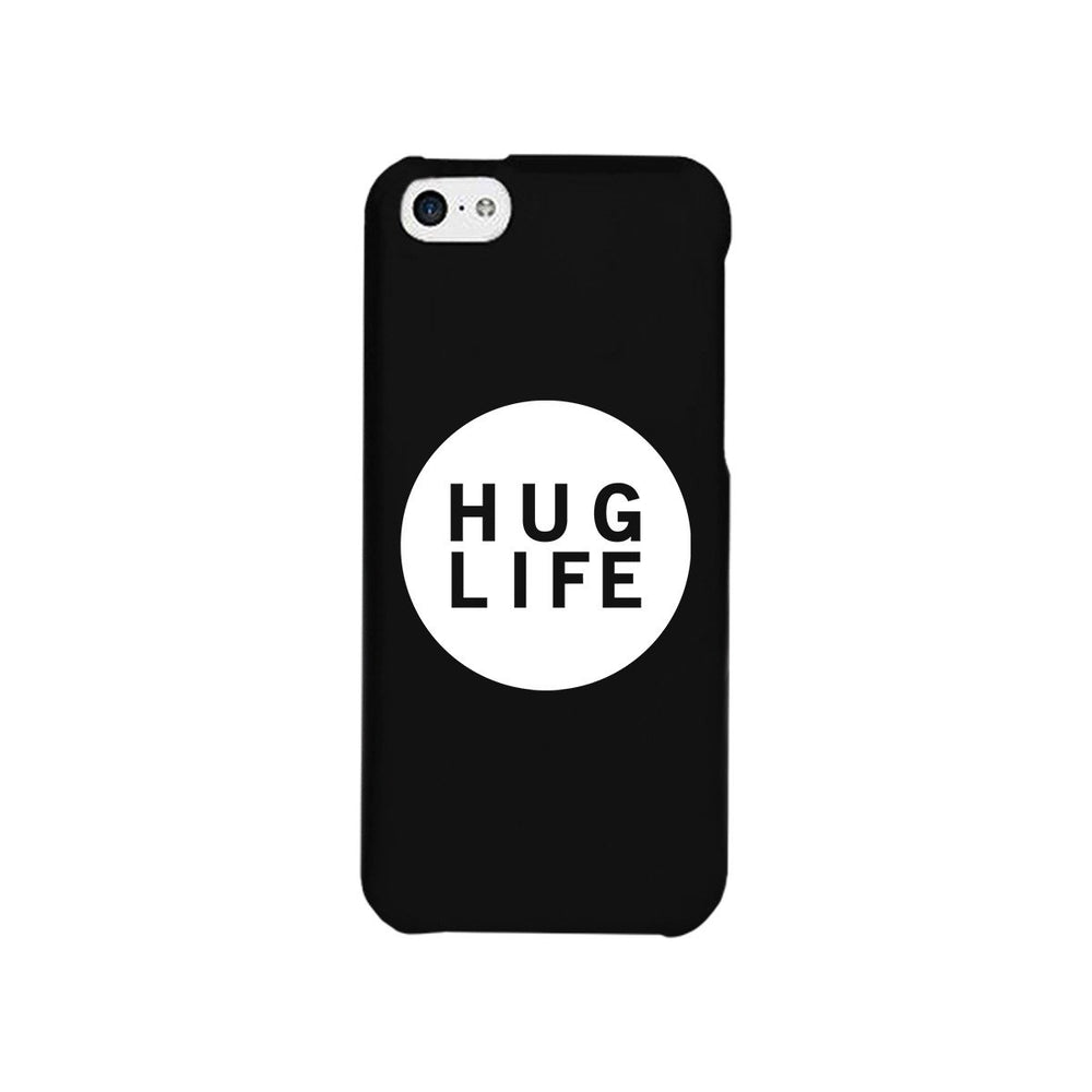 Hug Life Black Sleeveless Black Phone Case