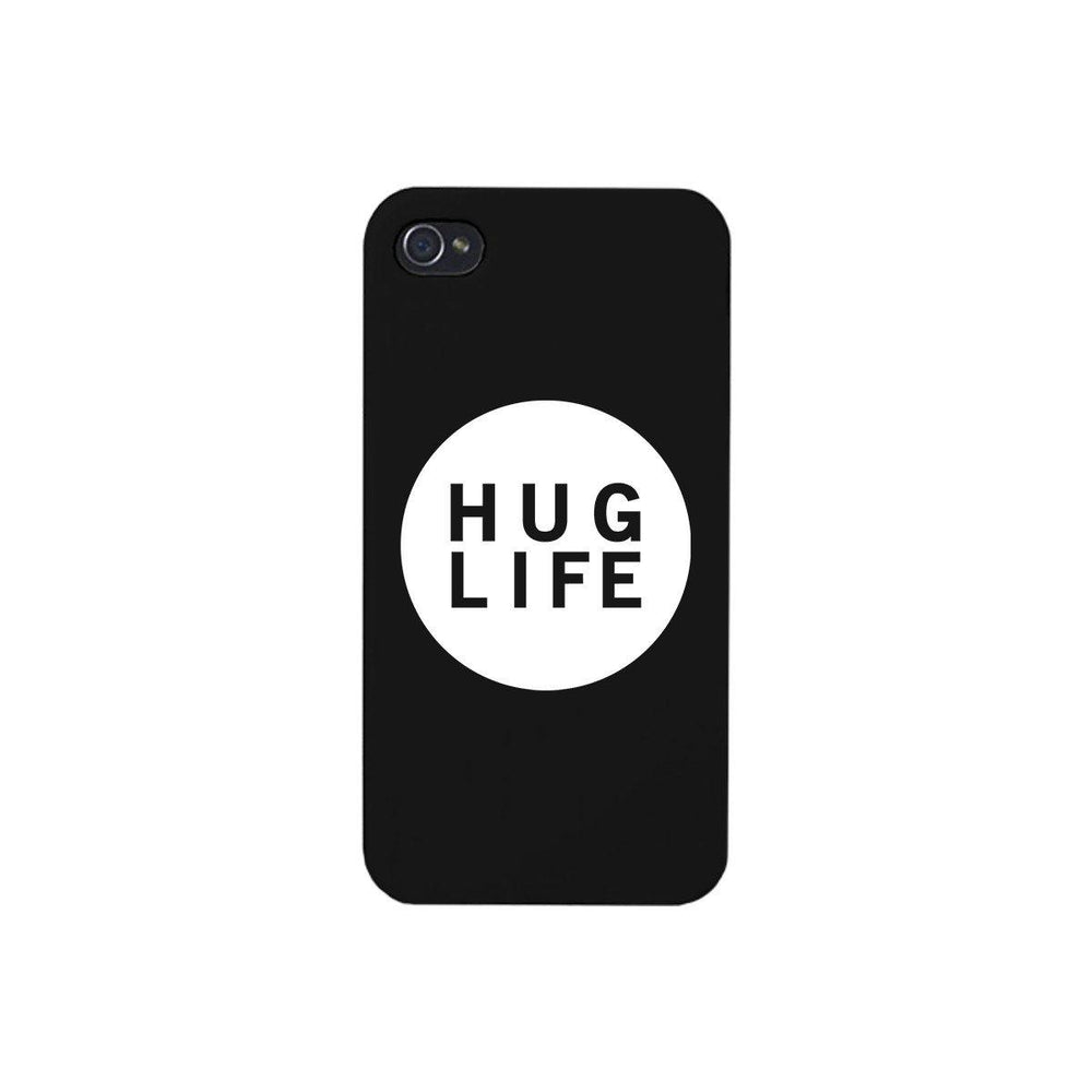 Hug Life Black Sleeveless Black Phone Case