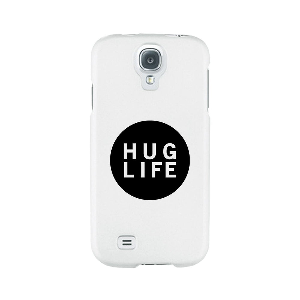 Hug Life Black Sleeveless White Phone Case