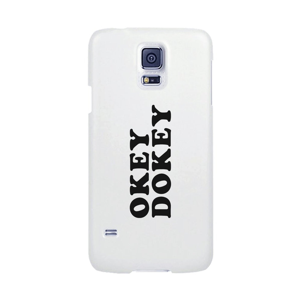 Okey Dokey Black Cute Design Graphic Phone Case