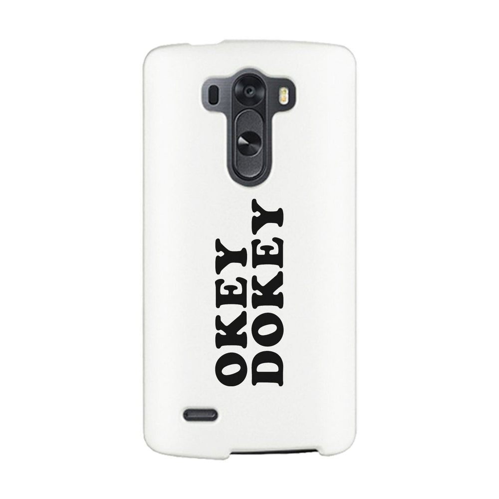 Okey Dokey Black Cute Design Graphic Phone Case