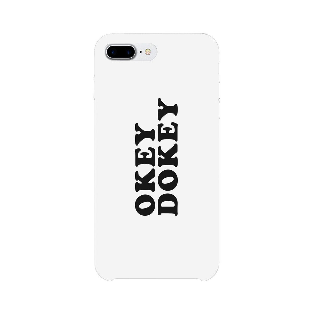 Okey Dokey Black Cute Design Graphic Phone Case