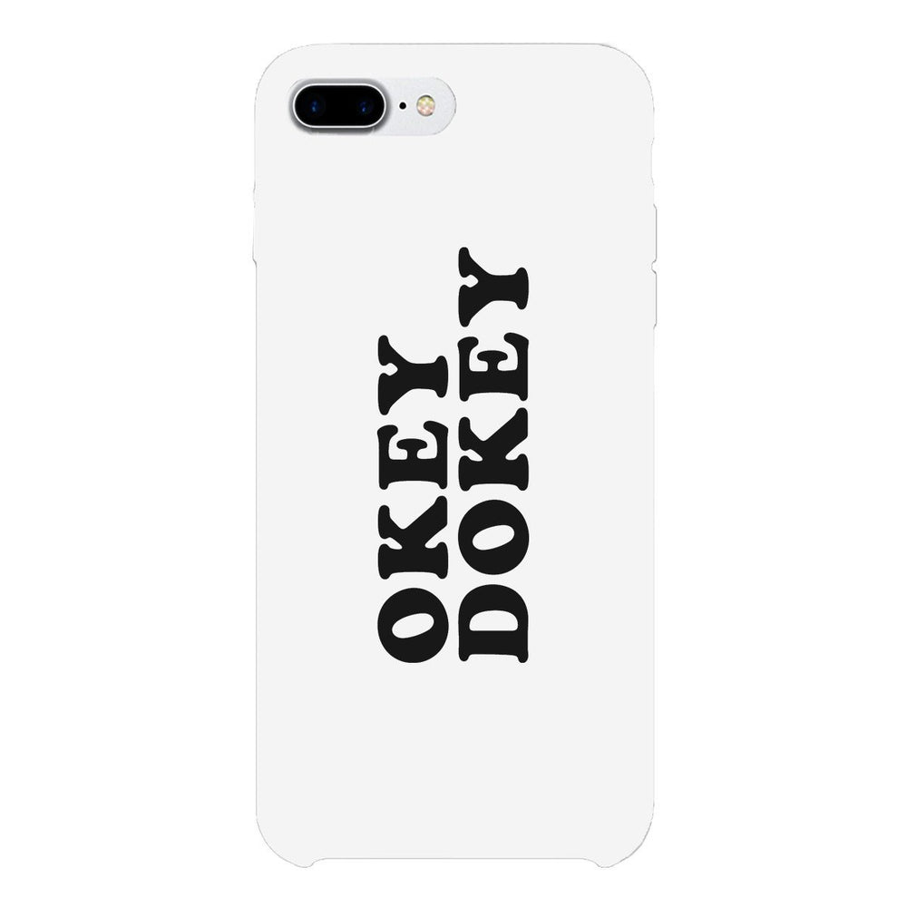 Okey Dokey Black Cute Design Graphic Phone Case