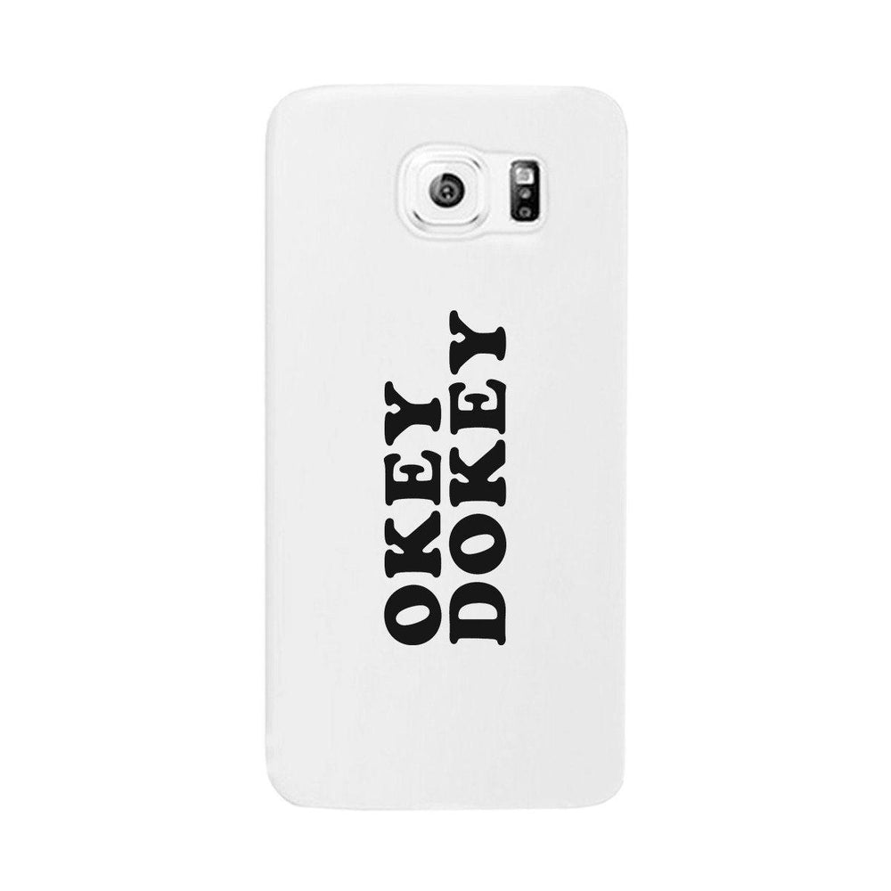 Okey Dokey Black Cute Design Graphic Phone Case