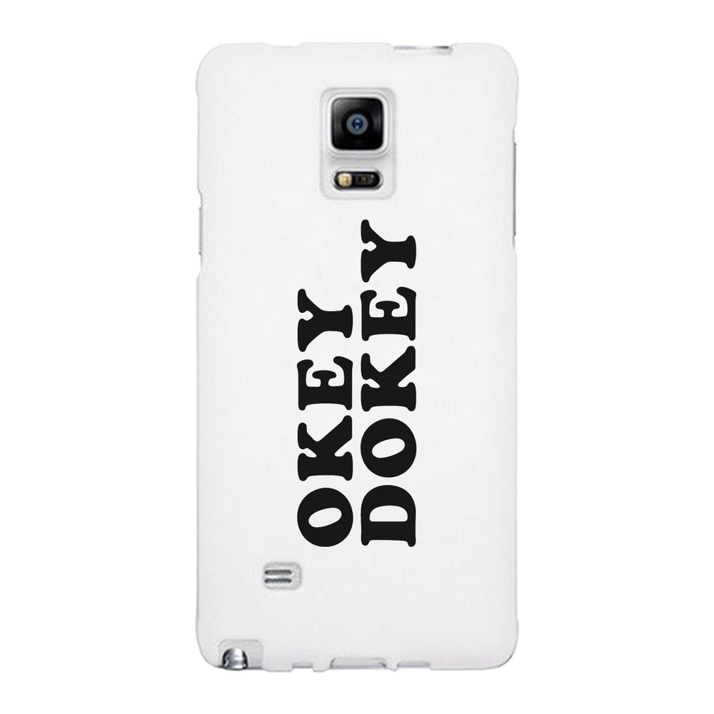 Okey Dokey Black Cute Design Graphic Phone Case