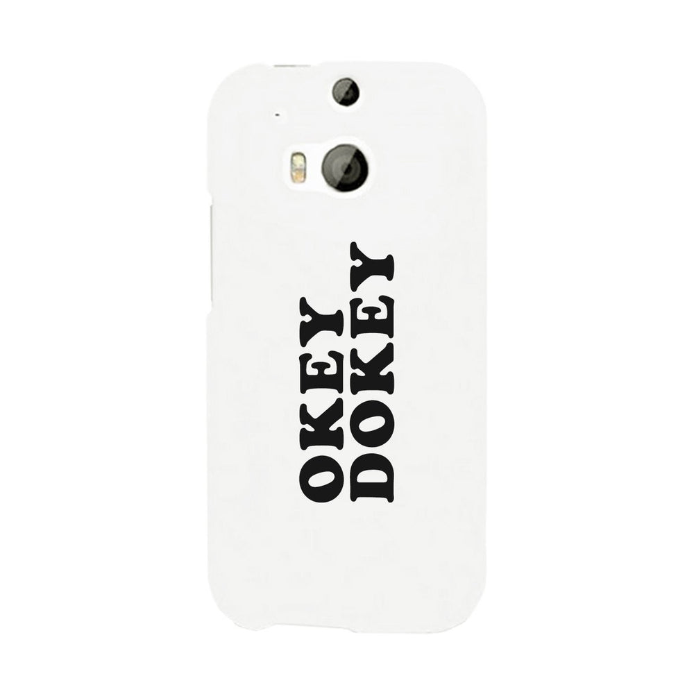 Okey Dokey Black Cute Design Graphic Phone Case